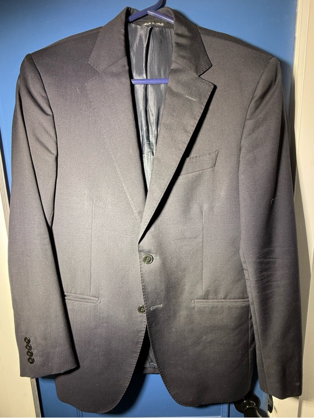 Classic Black Wool Blazer | Simon’s Pure New Wool 🖤